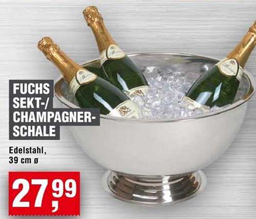 FUCHS SEKT-/CHAMPAGNER-SCHALE