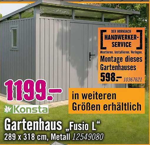 Gartenhaus „Fusio L“