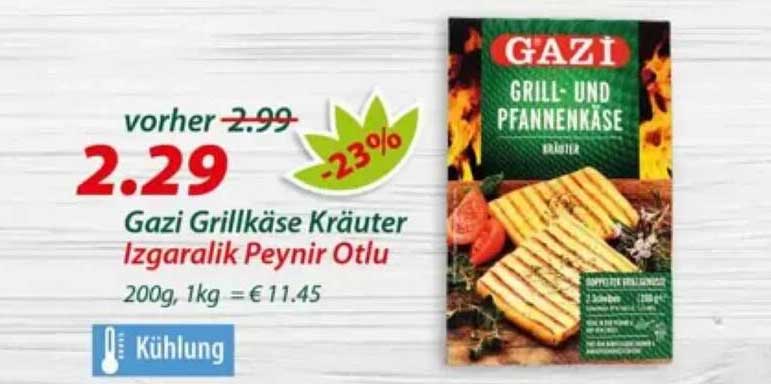 Gazi Grillkäse Kräuter Izgaralik Peynir Otlu