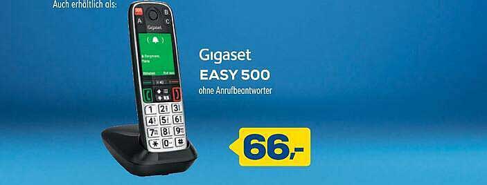 Gigaset EASY 500 ohne Anrufbeantworter