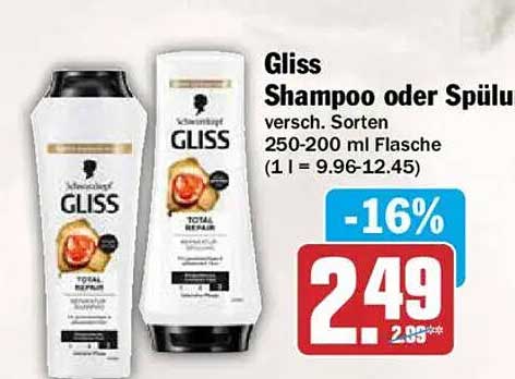 Gliss Shampoo oder Spülung