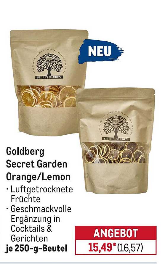Goldberg Secret Garden Orange/Lemon