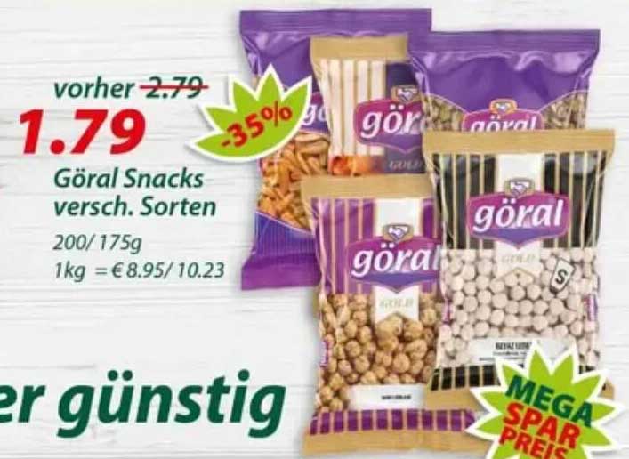 Göral Snacks versch. Sorten