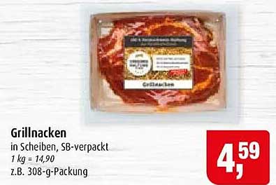 Grillacken in Scheiben, SB-verpackt
