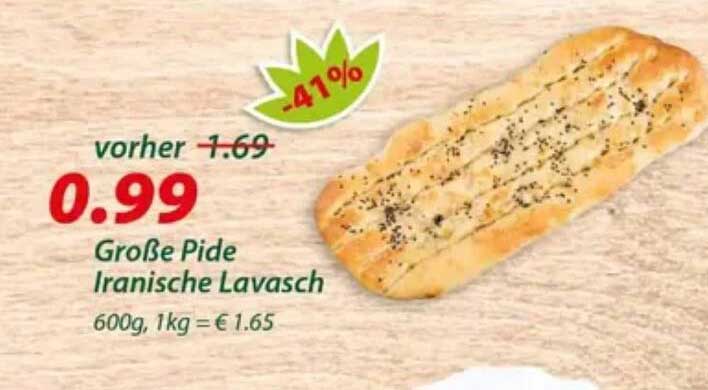 Große Pide Iranische Lavasch