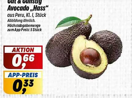 Gut & Günstig Avocado „Hass“