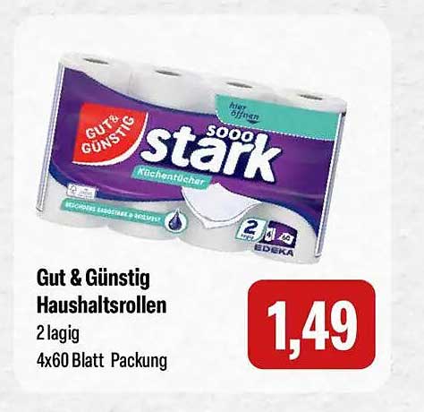 Gut & Günstig Haushaltsrollen
