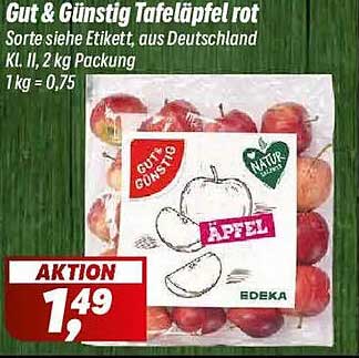 Gut & Günstig Tafeläpfel rot