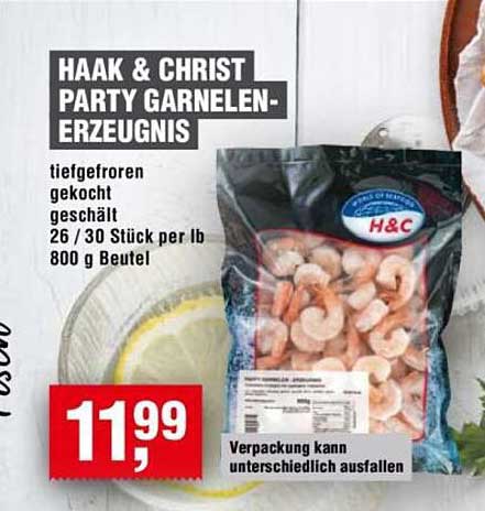 HAAK & CHRIST PARTY GARNELEN-ERZEUGNIS