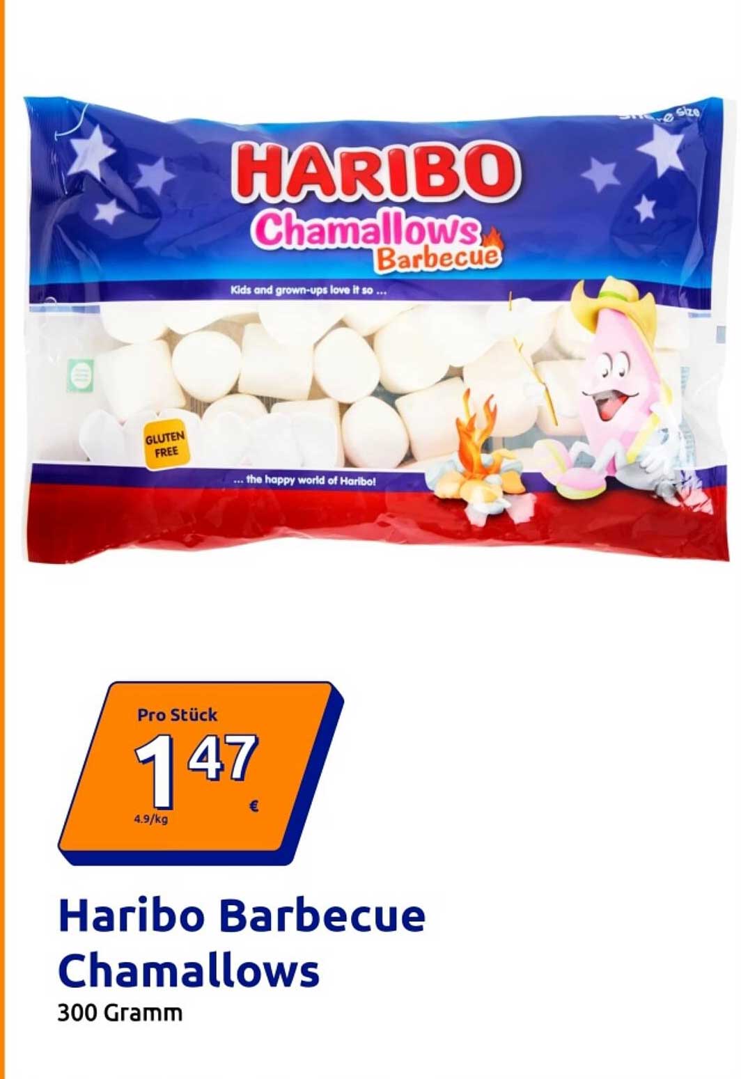 Haribo Barbecue Chamallows 300 Gramm