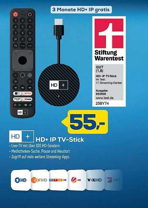 HD+ IP TV-Stick