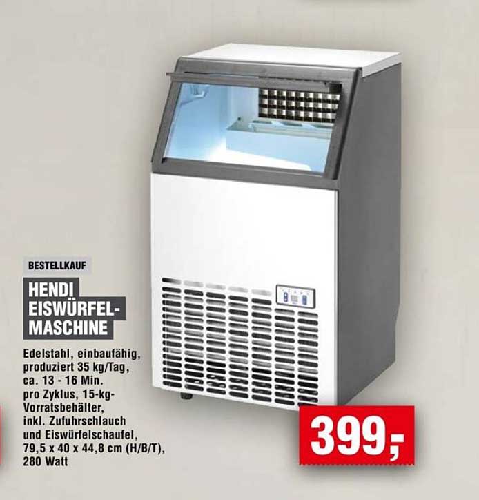HENDI EISWÜRFEL-MASCHINE