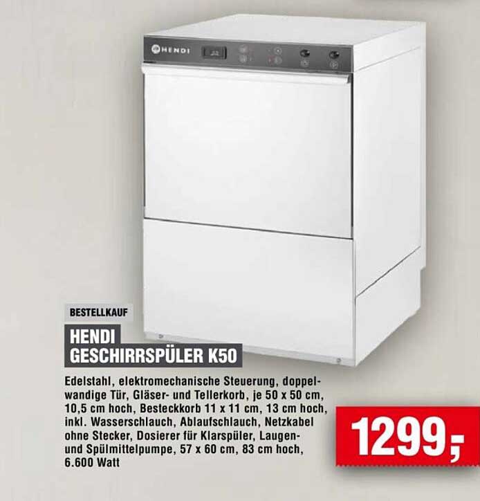 HENDI GESCHIRRSPÜLER K50