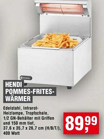 HENDI POMMES-FRITES-WÄRMER
