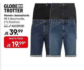 Herrn-Jeansshorts