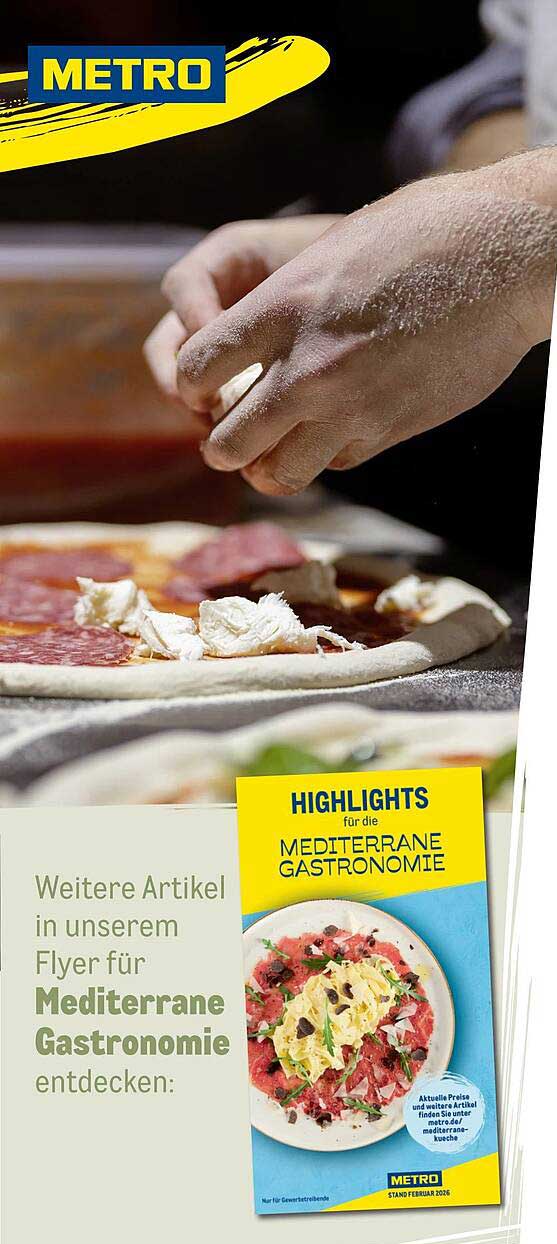 HIGHLIGHTS für die MEDITERRANE GASTRONOMIE