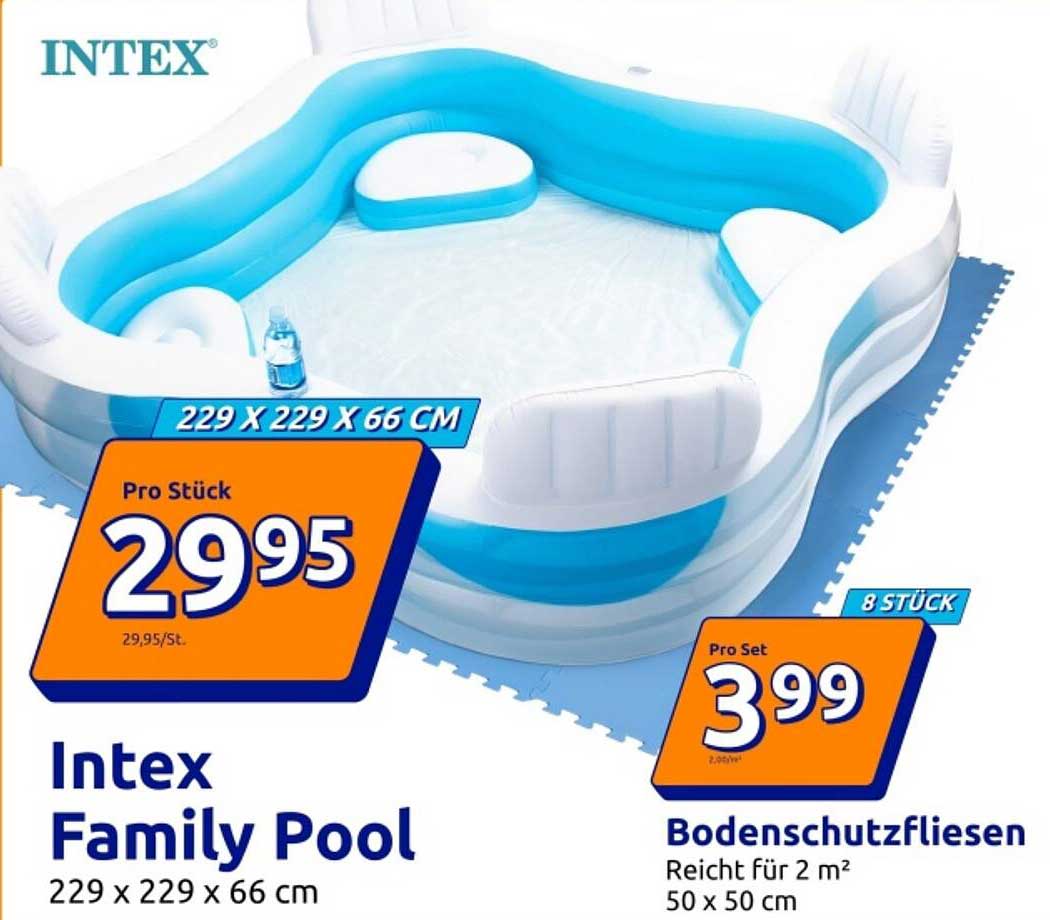 Intex Family Pool 229 x 229 x 66 cm