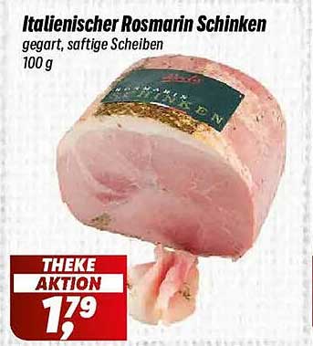 Italienischer Rosmarin Schinken