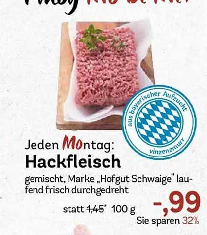 Jeden Montag: Hackfleisch