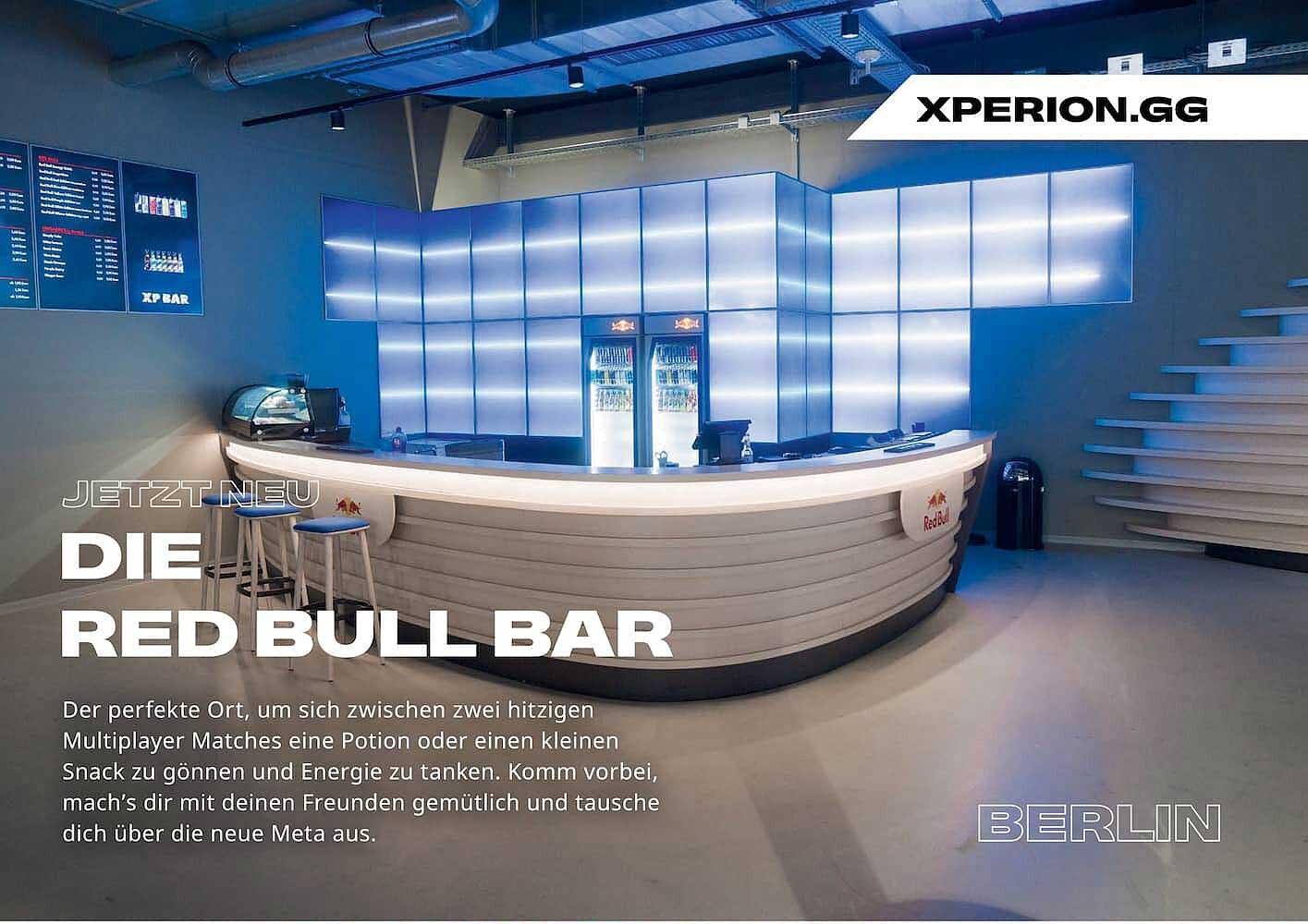 JETZT NEU DIE RED BULL BAR
