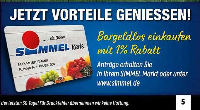 JETZT VORTEILE GENIESSEN!
