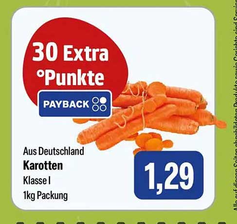 Karotten Klasse I 1kg Packung