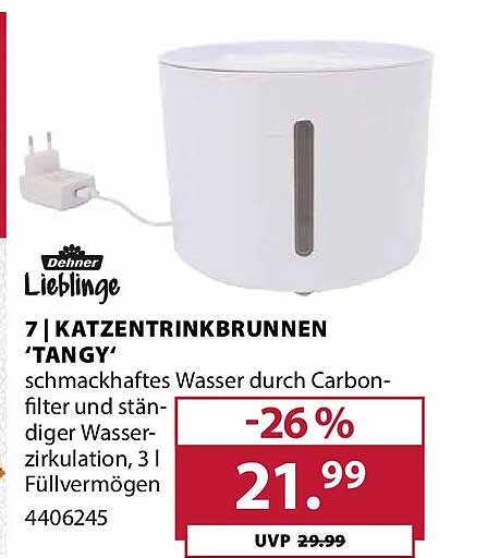 KATZENTRINKBRUNNEN "TANGY"