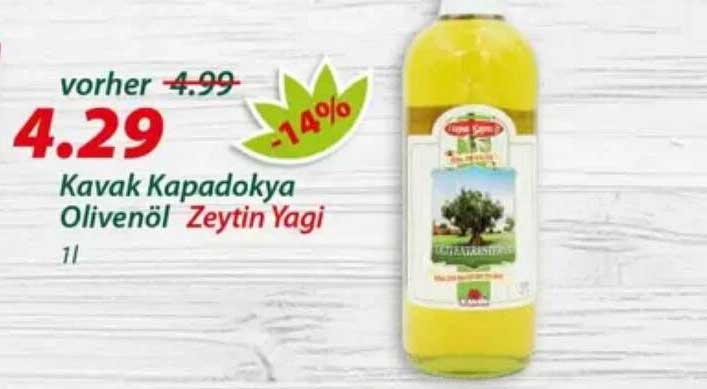 Kavak Kapadokya Olivenöl Zeytin Yagı