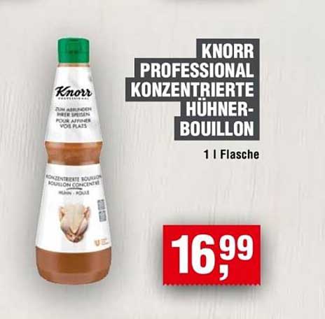 KNORR PROFESSIONAL KONZENTRIERTE HÜHNER-BOUILLON