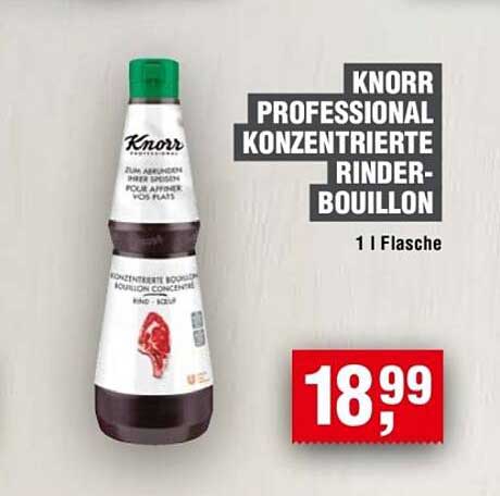 KNORR PROFESSIONAL KONZENTRIERTE RINDER-BOUILLON