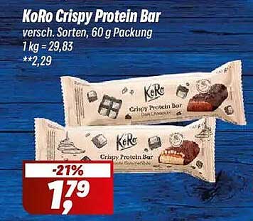 KoRo Crispy Protein Bar