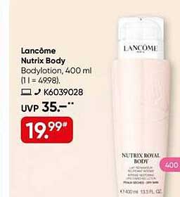 Lancôme Nutrix Body Bodylotion, 400 ml