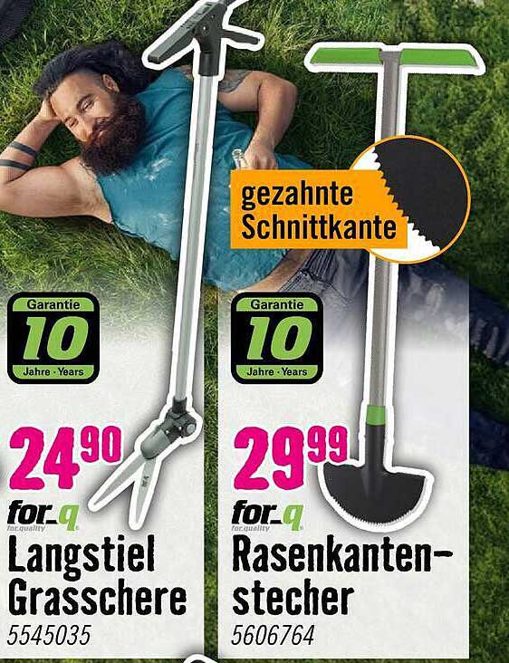 Langstiel Grasschere