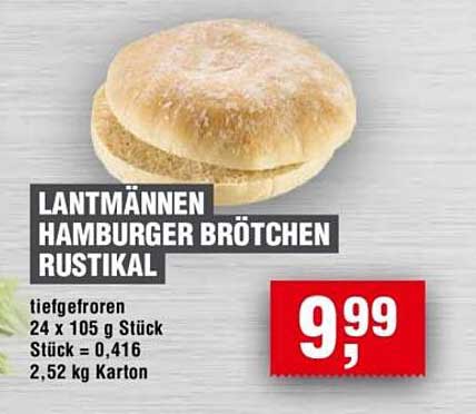 LANTMÄNNEN HAMBURGER BRÖTCHEN RUSTIKAL