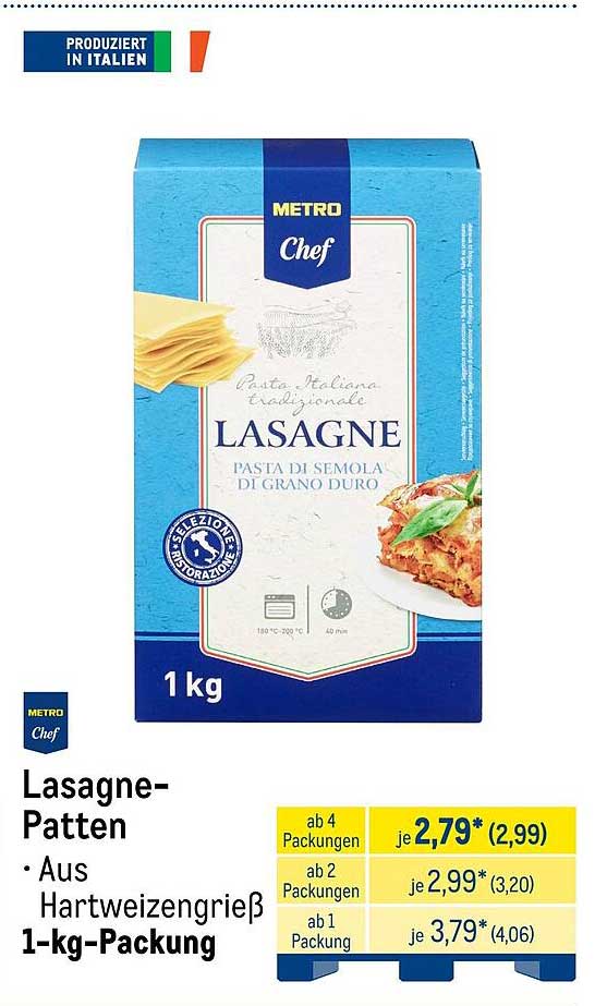 Lasagne-Patten