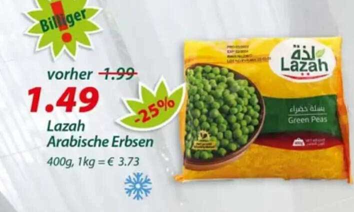 Lazah Arabische Erbsen