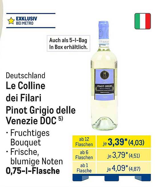 Le Colline dei Filari Pinot Grigio delle Venezie DOC