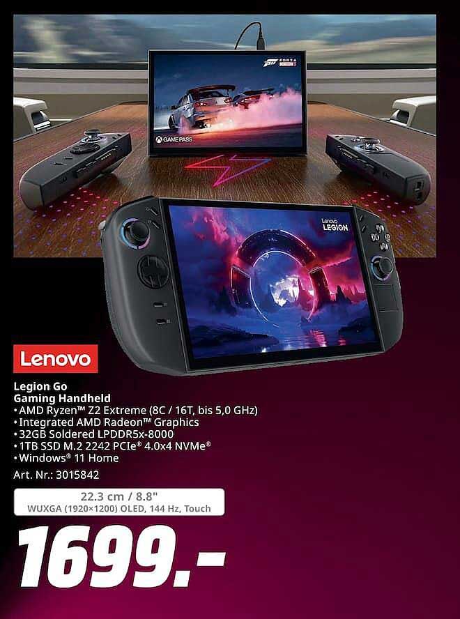 Lenovo Legion Go Gaming Handheld