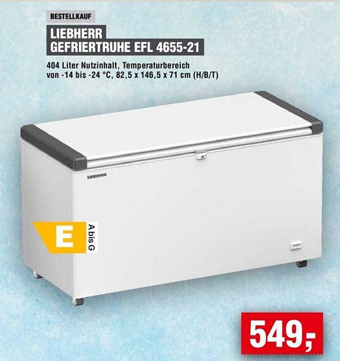 LIEBHERR GEFRIERTRUHE EFL 4655-21