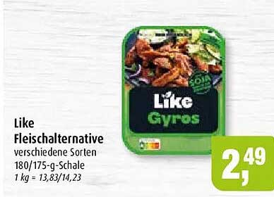 Like Fleischalternative verschiedene Sorten 180/175-g-Schale