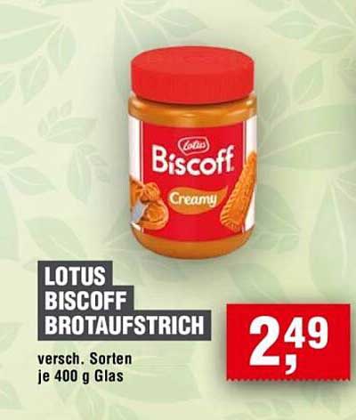 LOTUS BISCOFF BROTAUFSTRICH