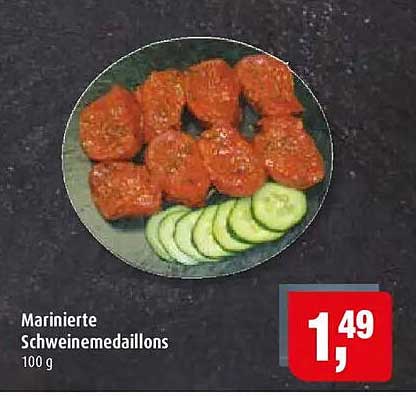 Marinierte Schweinemedaillons