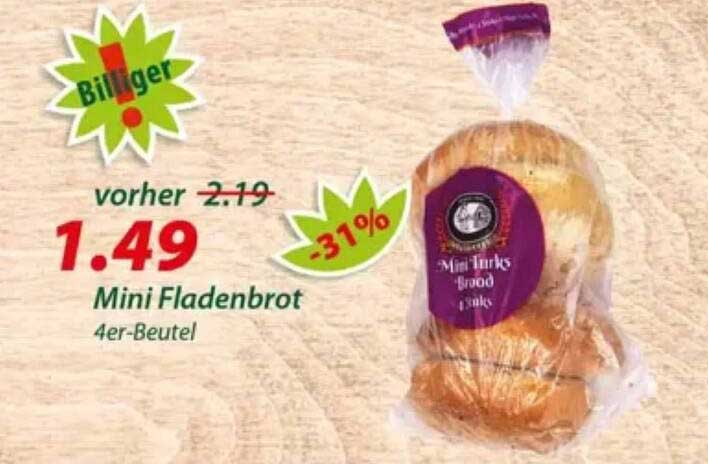 Mini Fladenbrot 4er-Beutel