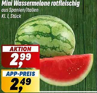 Mini Wassermelone rotfleischig