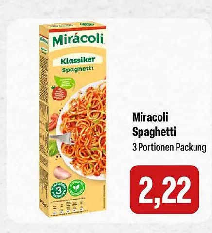 Miracoli Spaghetti 3 Portionen Packung