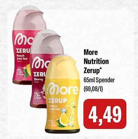 More Nutrition Zerup* 65ml Spender (69,08/l)