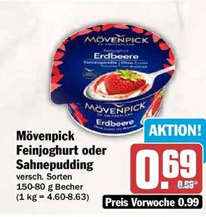 Mövenpick Feinjoghurt oder Sahnepudding