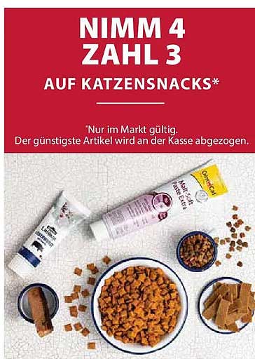 NIMM 4 ZAHL 3 AUF KATZENSNACKS*