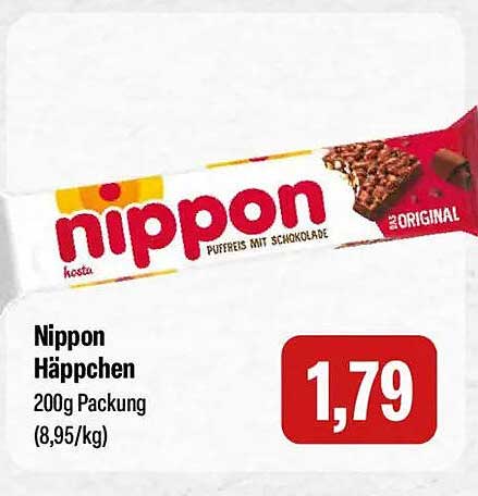 Nippon Häppchen 200g Packung (8,95/kg)