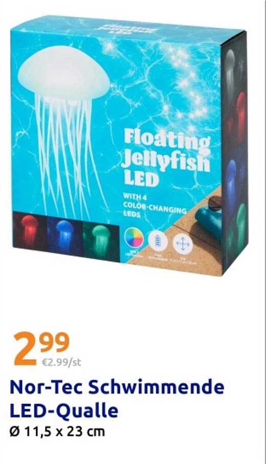 Nor-Tec Schwimmende LED-Qualle